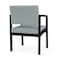 Lesro Lenox Steel Guest Chair, Ash (Blue) Seat, Ash Back, 22.5 W 24.5 L 32 H, Vinyl Seat LS1101 - alternate 2